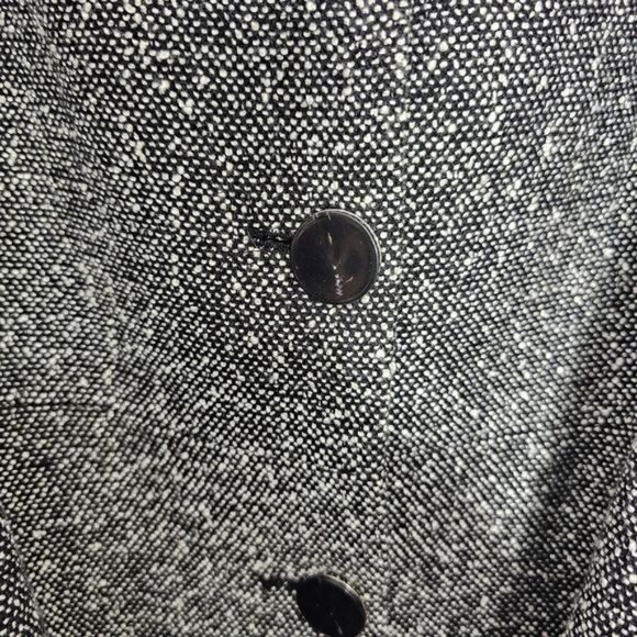 Sandro Sprortswear Gray Belted Button Front Blazer Extra Large - Picture 7 of 9